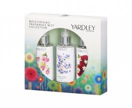 Yardley 3 x 50ml Body Mist- Gardenia & Cassis + Freesia & Bergamot + Lilac & Pear Set