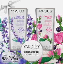 Yardley English Lavender 50ml Hand Cream + English Rose 50ml Hand Cream Duo Set